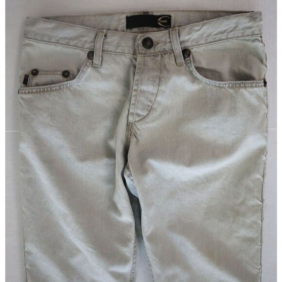 Just Cavalli Women's Sz 29" Waist Blue Faded Button Fly Straight Leg Jeans $300+ - Picture 3 of 10